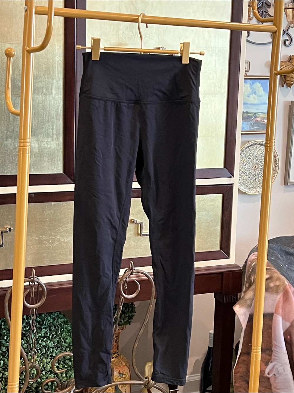 Black High-Waist Yoga Leggings